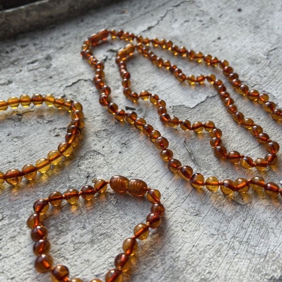 Mahina La - Balance Amber baby Necklace - Afbeelding 3