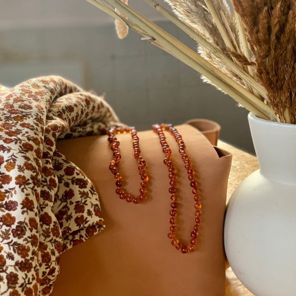 Mahina La - Balance Amber kids Necklace - Afbeelding 3