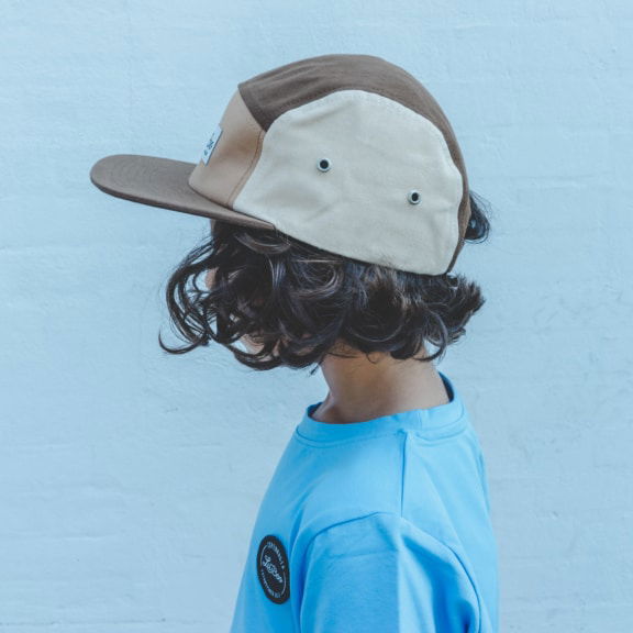 Lil' Boo - Block Brown 5-panel - Afbeelding 3