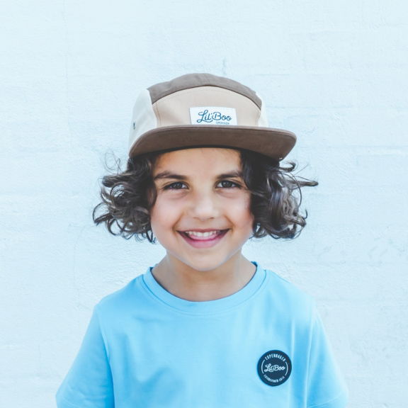 Lil' Boo - Block Brown 5-panel - Afbeelding 2