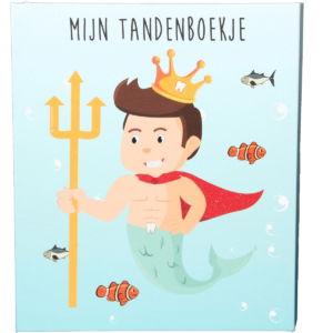 Tandenpret - Tandenboekje Neptunus tandendoosje wisselen kinderspeelgoed