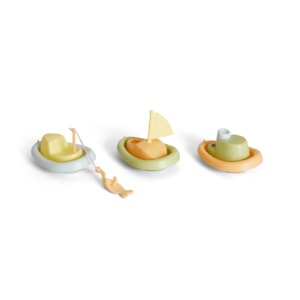 Viking Toys Ecoline Set van 3 bad boten gerecycled badspeelgoed kinderspeelgoed