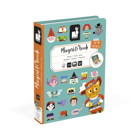 Janod - Magnetibook sprookjes kinderspeelgoed cadeau