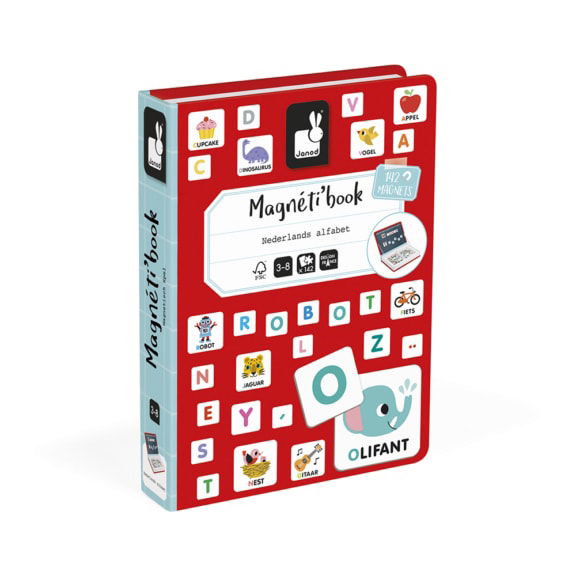 Janod - Magnetibook Alfabet kinderspeelgoed cadeau