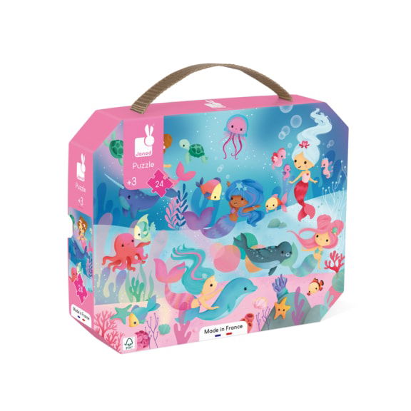 Janod Puzzel - Zeemeerminnen kinderspeelgoed cadeau
