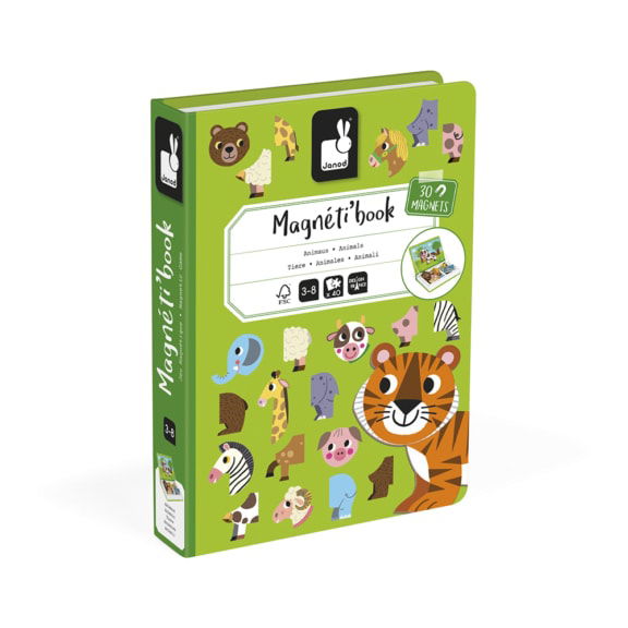 Janod - Magnetibook Dieren kinderspeelgoed cadeau