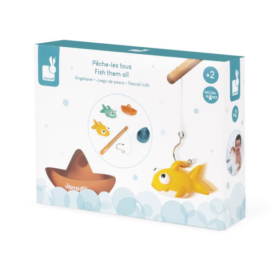 Janod Badspeelgoed - Hengelspel kinderspeelgoed babyspeelgoed cadeau
