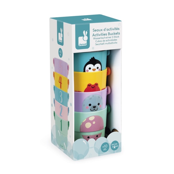 Janod Badspeelgoed - Bademmers kinderspeelgoed babyspeelgoed kraamcadeau