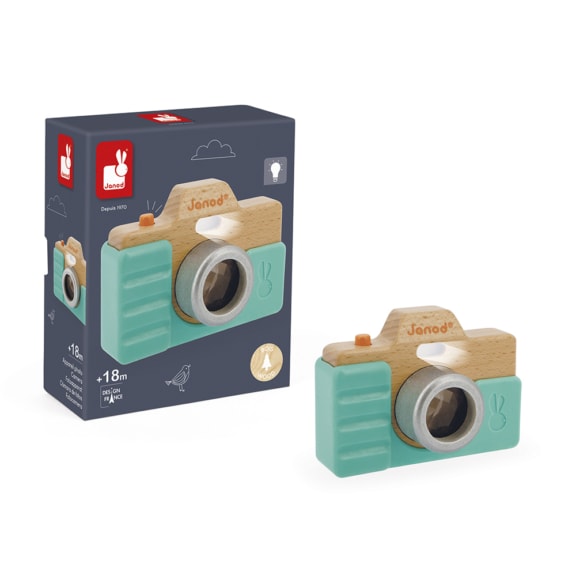 Janod - Camera kinderspeelgoed babyspeelgoed kraamcadeau