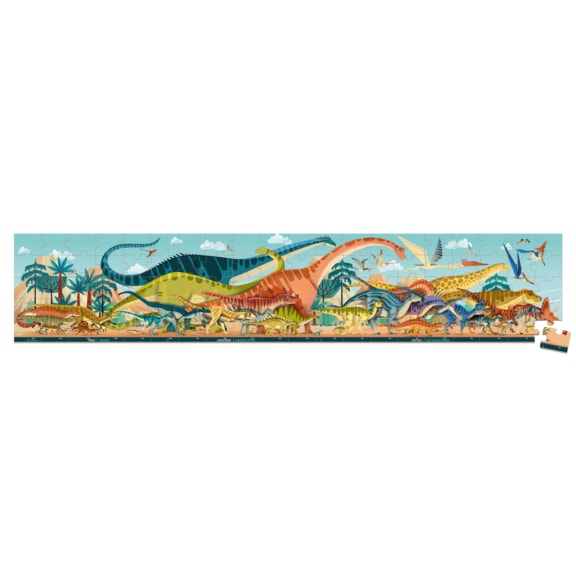 Janod - Dino  puzzel panorama dino's - Afbeelding 3