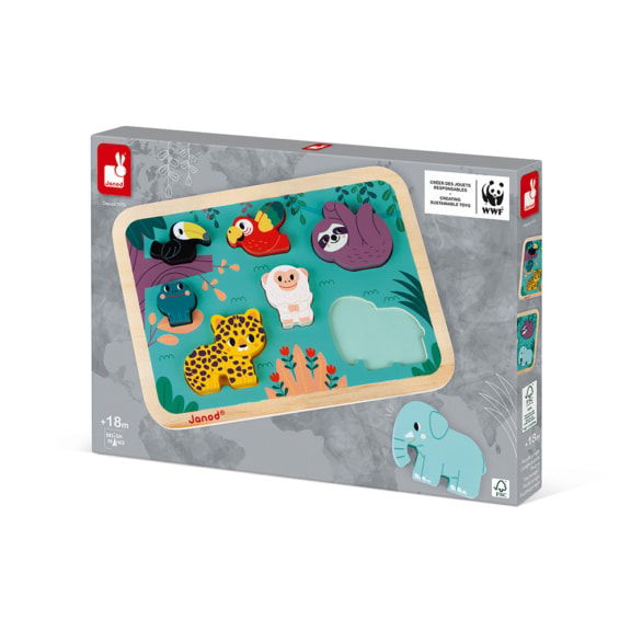 WWF chunky puzzel jungle - Afbeelding 3