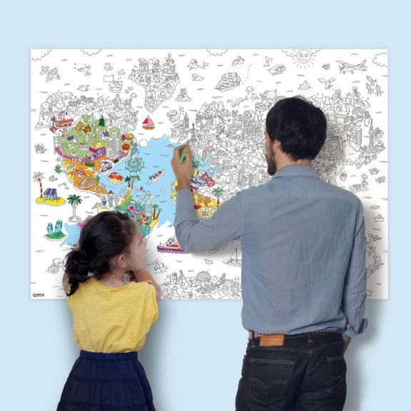 OMY - XXL kleurposter atlas - Afbeelding 3