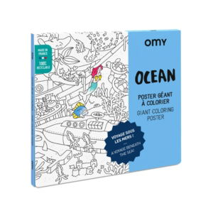 OMY XXL kleurposter oceaan onderwater zeeleven kleuren hobby kunstwerk