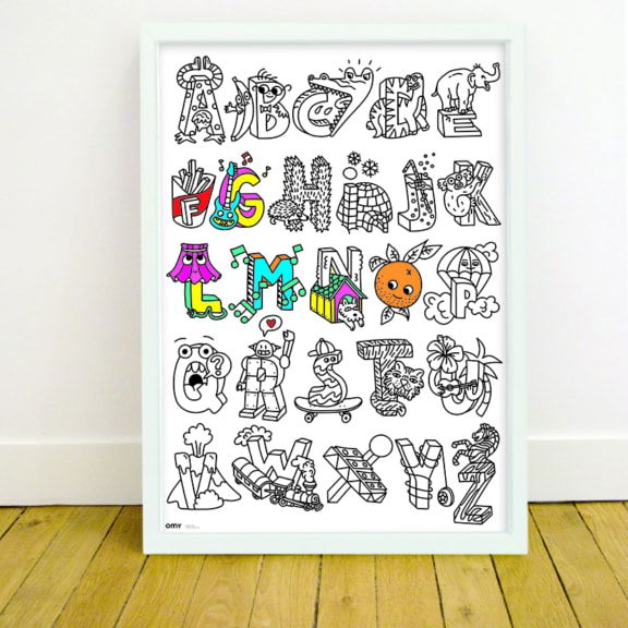 OMY - XXL kleurposter ABC - Afbeelding 2