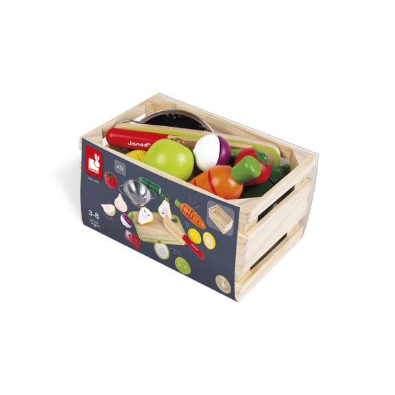 Janod groente en fruit mand speelgoed keuken koken gezond