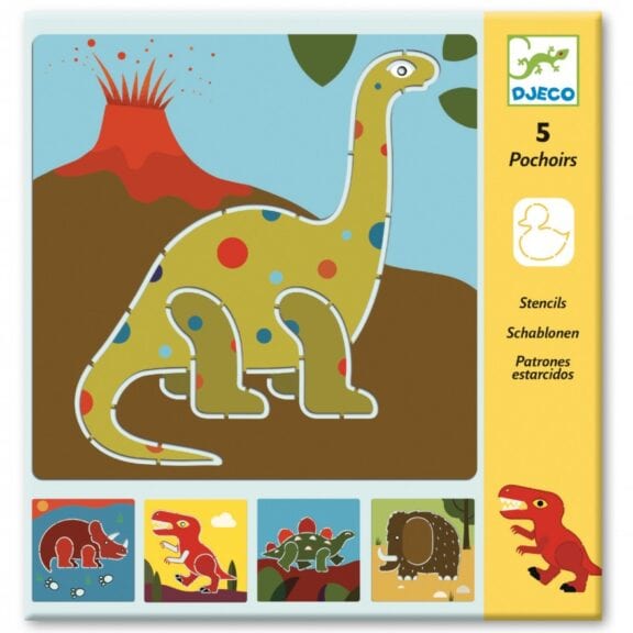 Djeco - Sjablonen Dino's