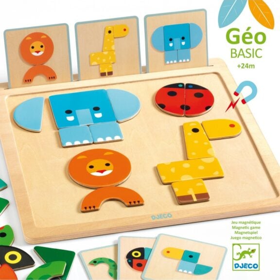 Djeco - Magneetpuzzel GeoBasic - Afbeelding 2
