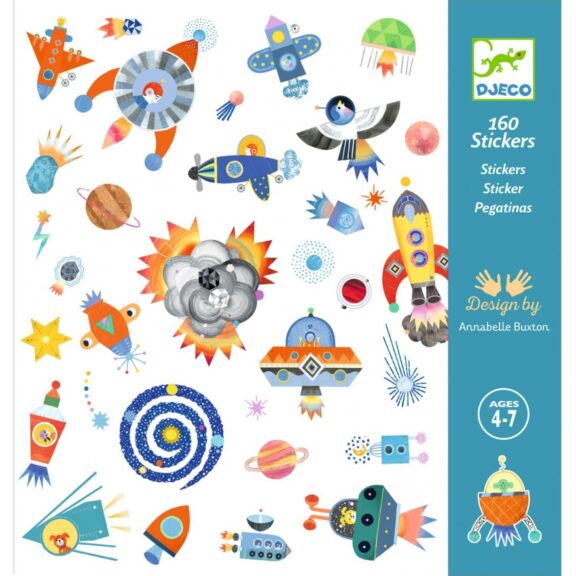 Djeco - Stickers 160 Heelal