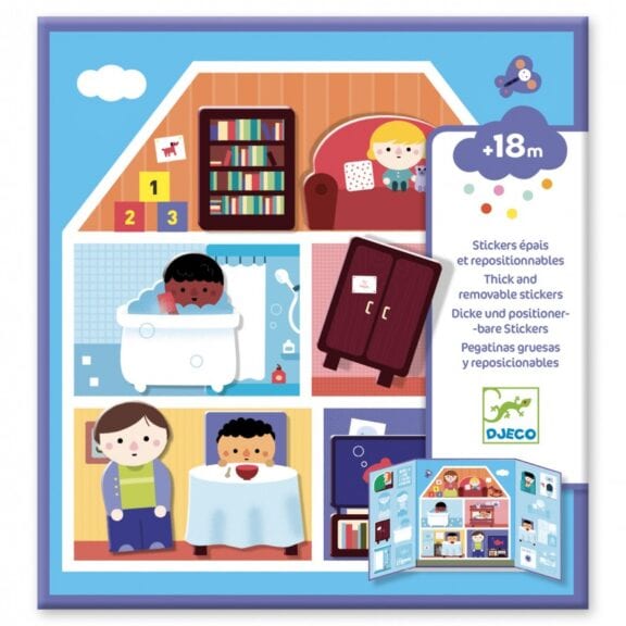 Djeco - Stickerset het huis