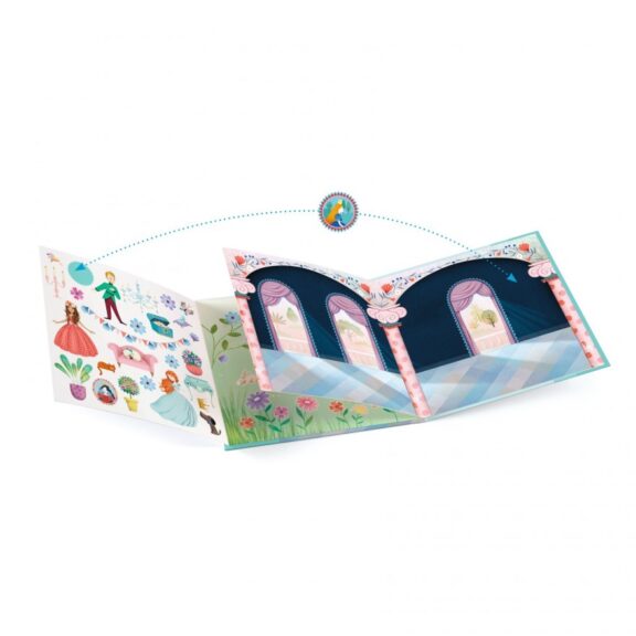 Djeco - Stickers prinsessen kasteel - Afbeelding 2