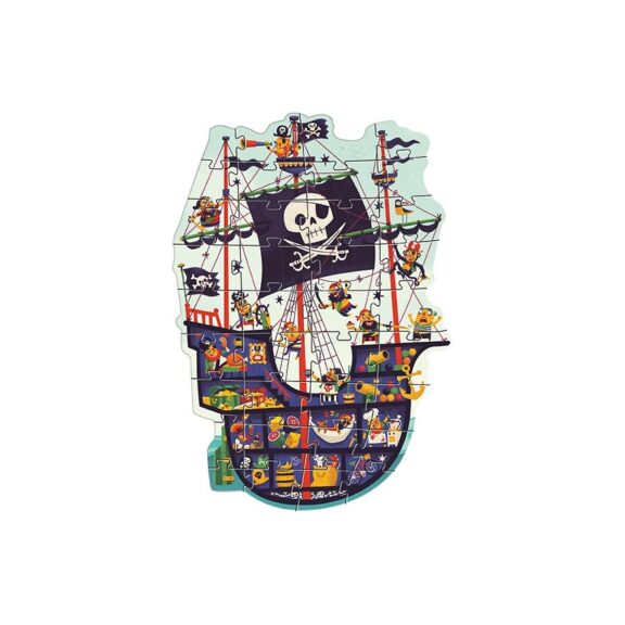 Djeco - Vloerpuzzel piratenboot - Afbeelding 2