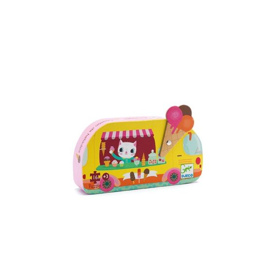 Djeco - Puzzel de ijskar - 16 pcs