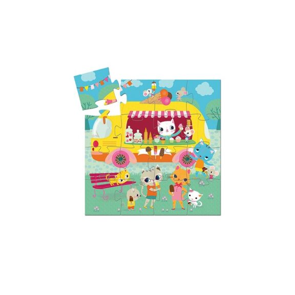 Djeco - Puzzel de ijskar - 16 pcs - Afbeelding 2