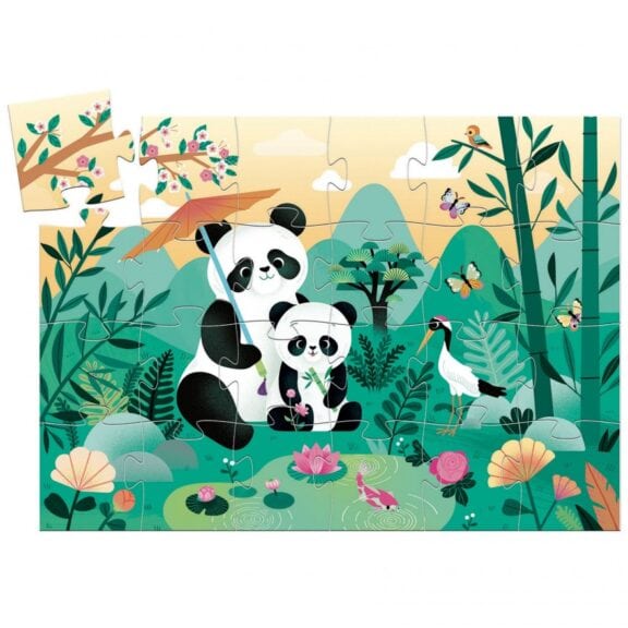 Djeco - Puzzel Léo le Panda - 24 pcs - Afbeelding 2