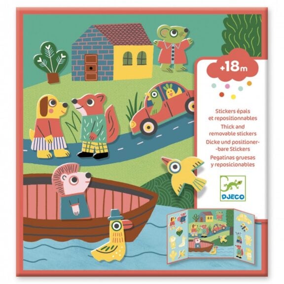 Djeco - Stickerset dieren