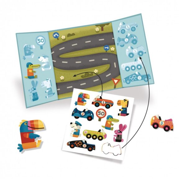 Djeco - Stickerset auto's - Afbeelding 2