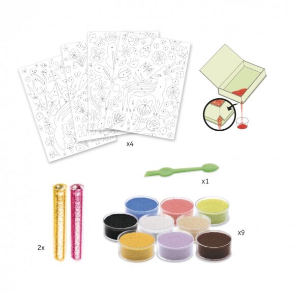 Djeco - Gekleurd zand wonderbos - Afbeelding 2