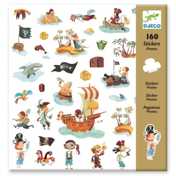Djeco - Stickers 160 Piraten