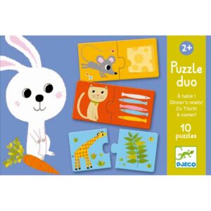 Djeco - Puzzle duo eten