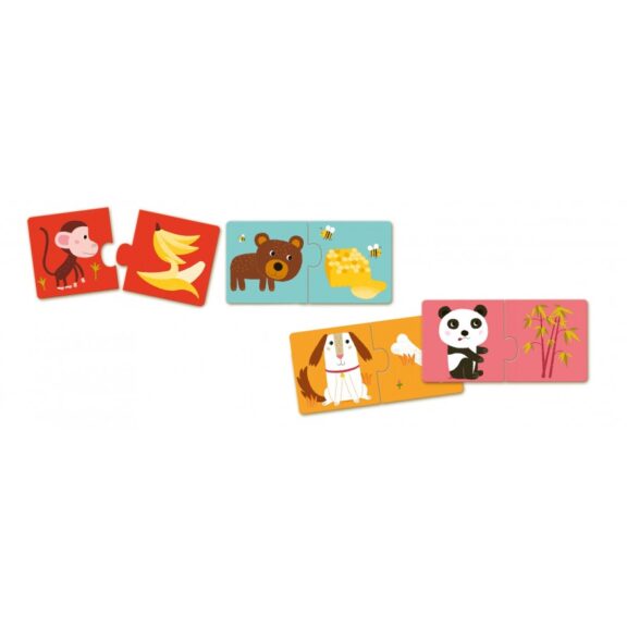 Djeco - Puzzle duo eten - Afbeelding 2