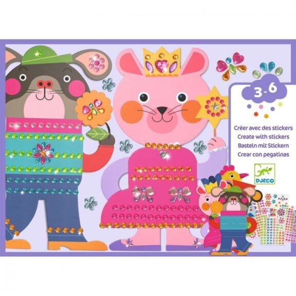 Djeco - Creëren met stickers Sparkles