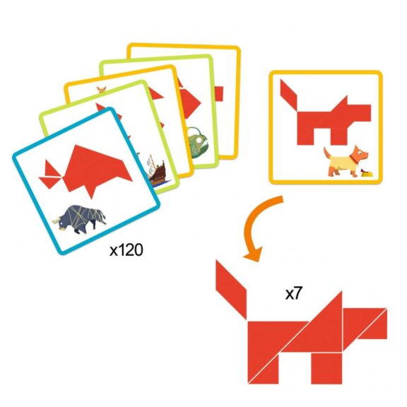 Djeco - Tangram - Afbeelding 2