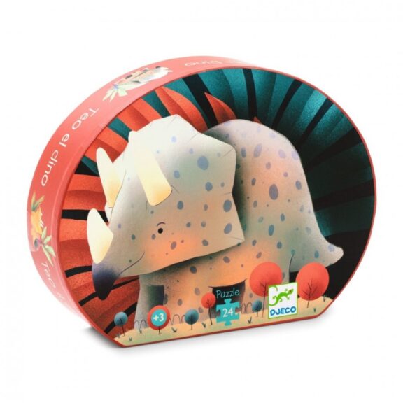 Djeco - Puzzel Teo de dino - 24 pcs