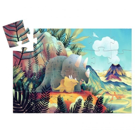 Djeco - Puzzel Teo de dino - 24 pcs - Afbeelding 2