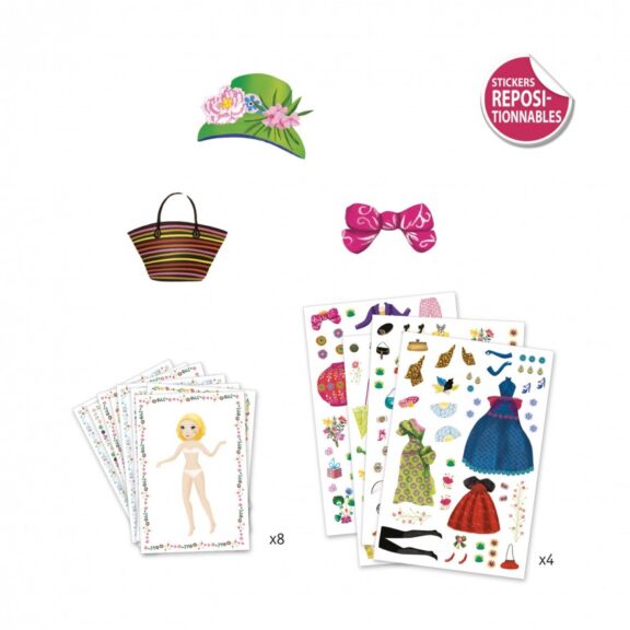Djeco - Stickerset modellen - Afbeelding 2