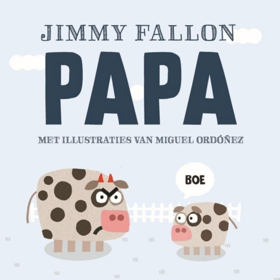 Papa Jimmy Fallon kartonboekje kraamcadeau cadeautip voorlezen