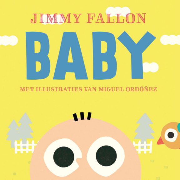 Baby Jimmy Fallon kartonboekje kraamcadeau cadeautip