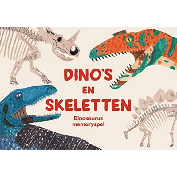 Dino's en skeletten memoryspel cadeautip kaarten educatief