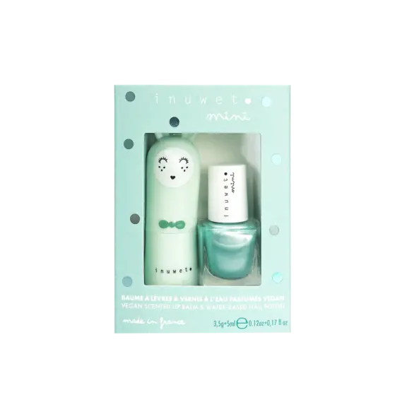 Inuwet - Lipbalsem nagellak duo Apple