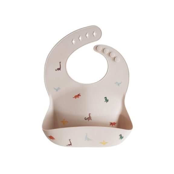 Mushie - Silicone BIB Dino
