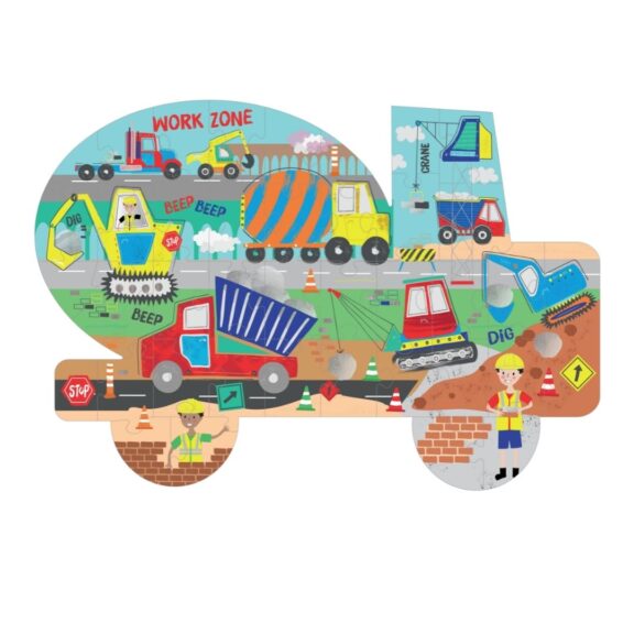 Floss & Rock - Construction puzzel 40 piece - Afbeelding 2
