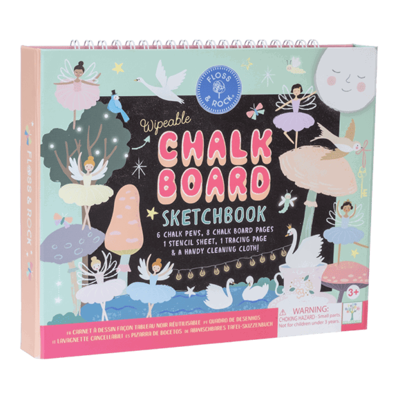 Floss & Rock - Chalk board sketchbook Enchanted