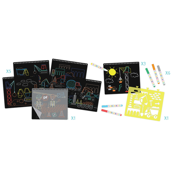 Floss & Rock - Chalk board Sketchbook Construction - Afbeelding 3