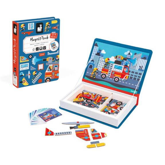 Janod - Magnetibook Brandweer