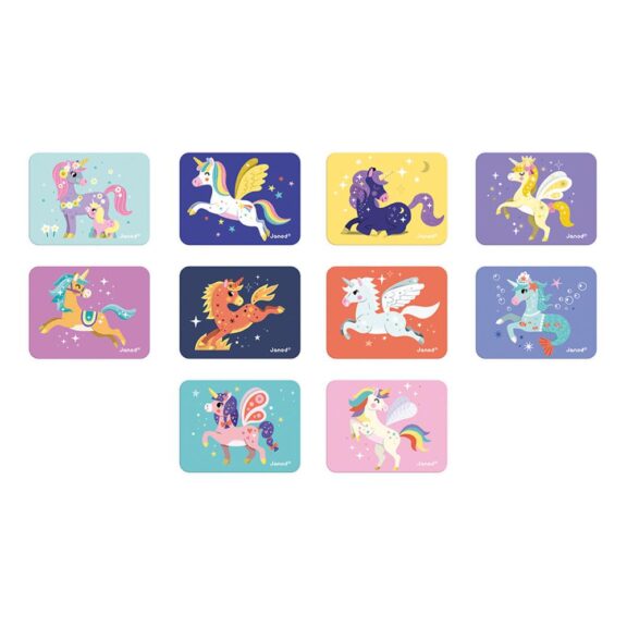 Janod - Magnetibook  Unicorn - Afbeelding 3
