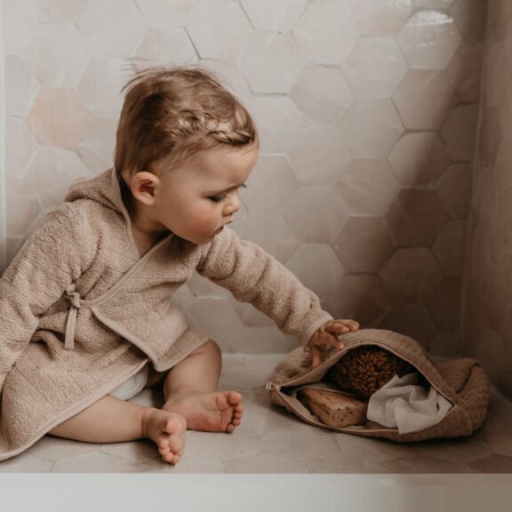 Snoozebaby - Badjas desert sand - Afbeelding 2